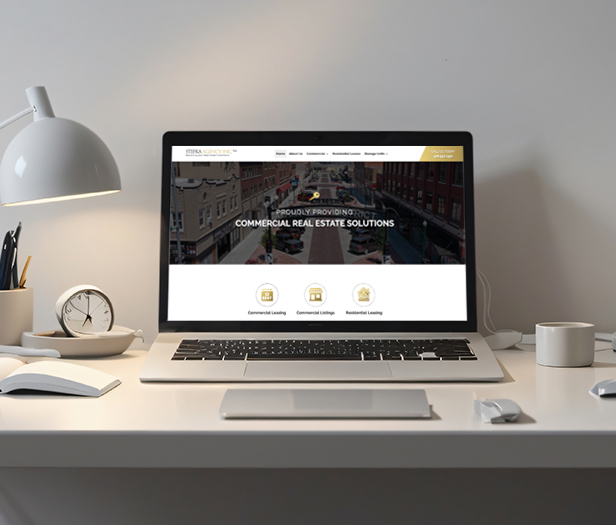 Stefka Agency RealFlex website designed by Hollman Media