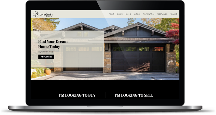Jasper Real Estate Agent Website by RealFlex