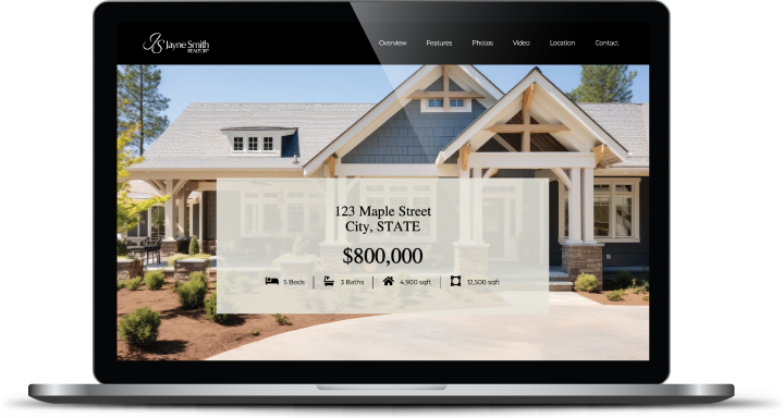 Pearl Spotlight Property Listing Website by RealFlex