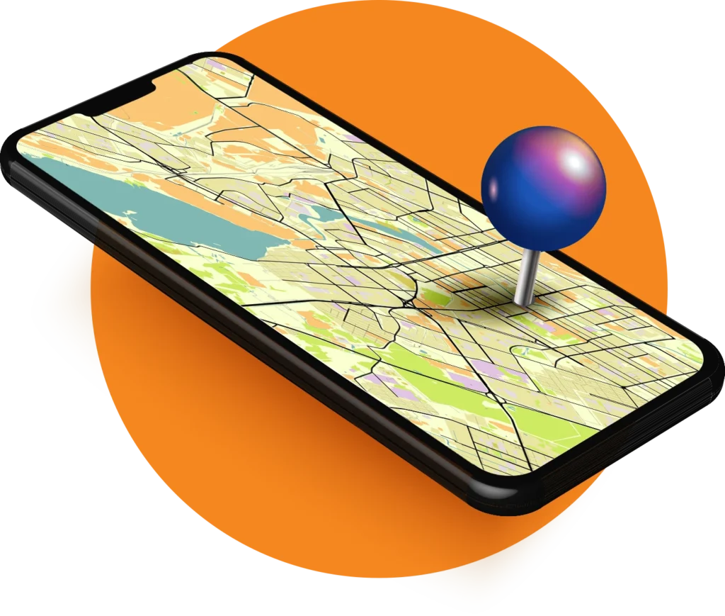 Google Business Profile Map Concept